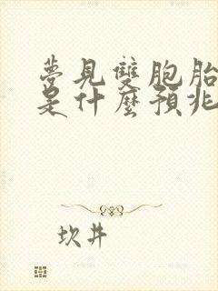 梦见双胞胎儿子是什么预兆