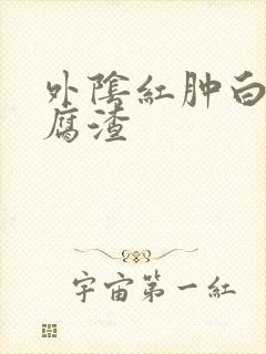 外阴红肿白带豆腐渣