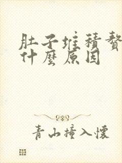 肚子堆积赘肉是什么原因