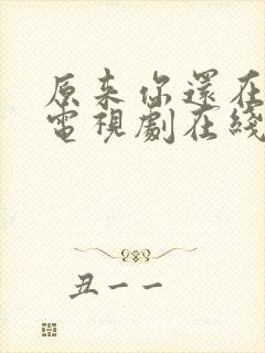 原来你还在这里电视剧在线看