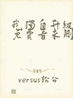 我独自升级漫画免费看未删减