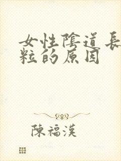 女性阴道长小颗粒的原因