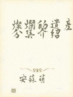 灿烂的遗产剧情分集介绍