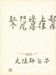 肛门边上起了一个疙瘩很痒