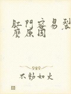 肛门容易裂是什么原因