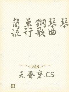 简单钢琴琴谱 流行歌曲