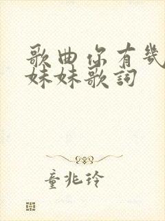 歌曲你有几个好妹妹歌词