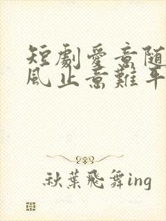 短剧爱意随风起风止意难平大结局