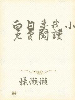 白日梦我小说的免费阅读