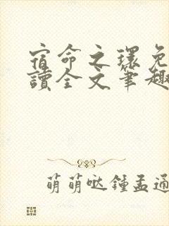 宿命之环免费阅读全文笔趣阁