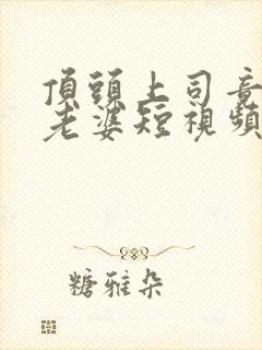 顶头上司竟是我老婆短视频