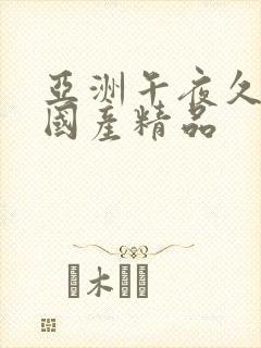 亚洲午夜久久久国产精品