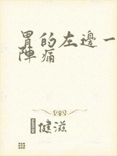 胃的左边一阵一阵痛