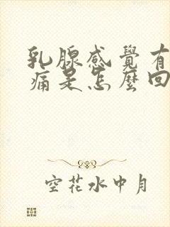 乳腺感觉有点疼痛是怎么回事