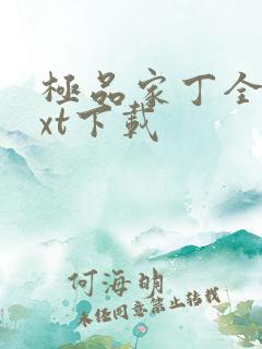 极品家丁全本txt下载