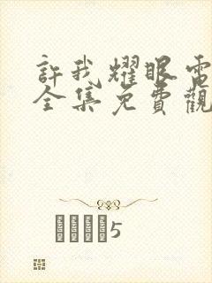 许我耀眼电视剧全集免费观看27集