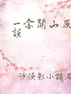 一念关山原著小说