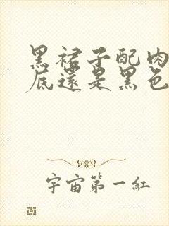 黑裙子配肉色打底还是黑色打底