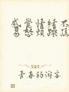 感觉情绪不好 易怒烦躁焦虑想哭