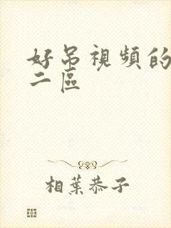 好吊视频的一区二区