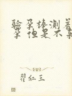 验孕棒测着没怀孕 但是不来月经