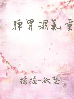 脾胃湿气重痰湿