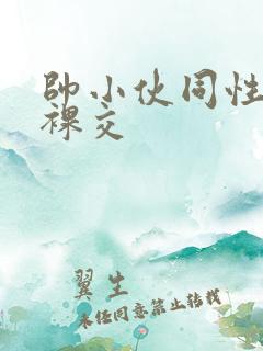 帅小伙同性男男裸交