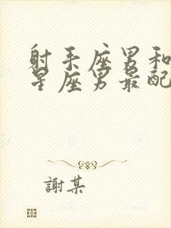 射手座男和什么星座男最配