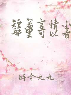 短篇言情小说在哪里可以看