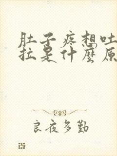 肚子疼想吐又想拉是什么原因