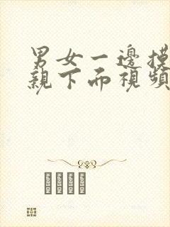 男女一边摸一边亲下面视频