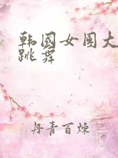 韩国女团大尺度跳舞