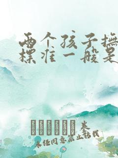 两个孩子抚养费标准一般是多少钱一个月