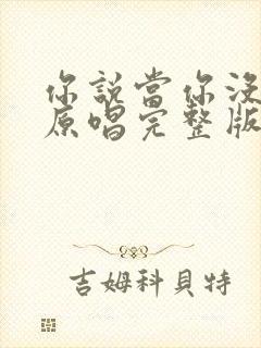 你说当你没来过原唱完整版