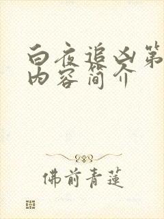 白夜追凶第二季内容简介