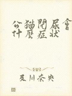 公猫闭尿会出现什么症状