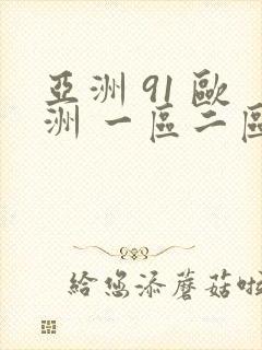 亚洲 91 欧洲 一区二区三区