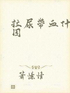 拉尿带血什么原因