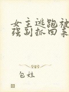 女主逃跑被狠狠强制抓回来小说古代