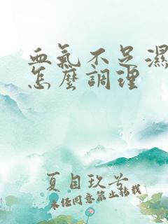 血气不足湿气重怎么调理