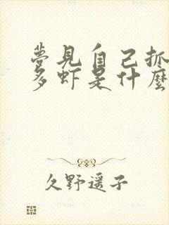 梦见自己抓了好多虾是什么预兆