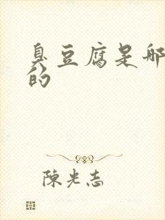 臭豆腐是哪个省的