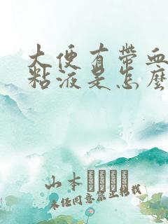 大便有带血丝的粘液是怎么回事