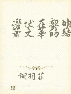 潜伏在黎明之前萧文华的结局