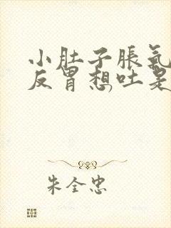 小肚子胀气恶心反胃想吐是怎么回事