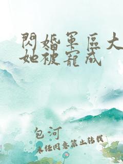 闪婚军区大佬后她被宠成