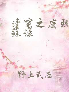 清穿之康熙宠妃苏漾