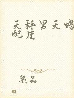 天秤男天蝎女匹配度