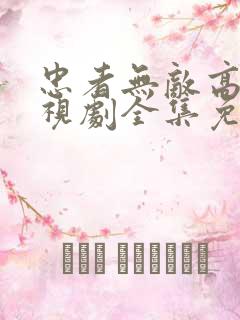 忠者无敌高清电视剧全集免费观看