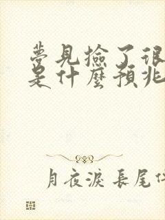 梦见捡了很多钱是什么预兆